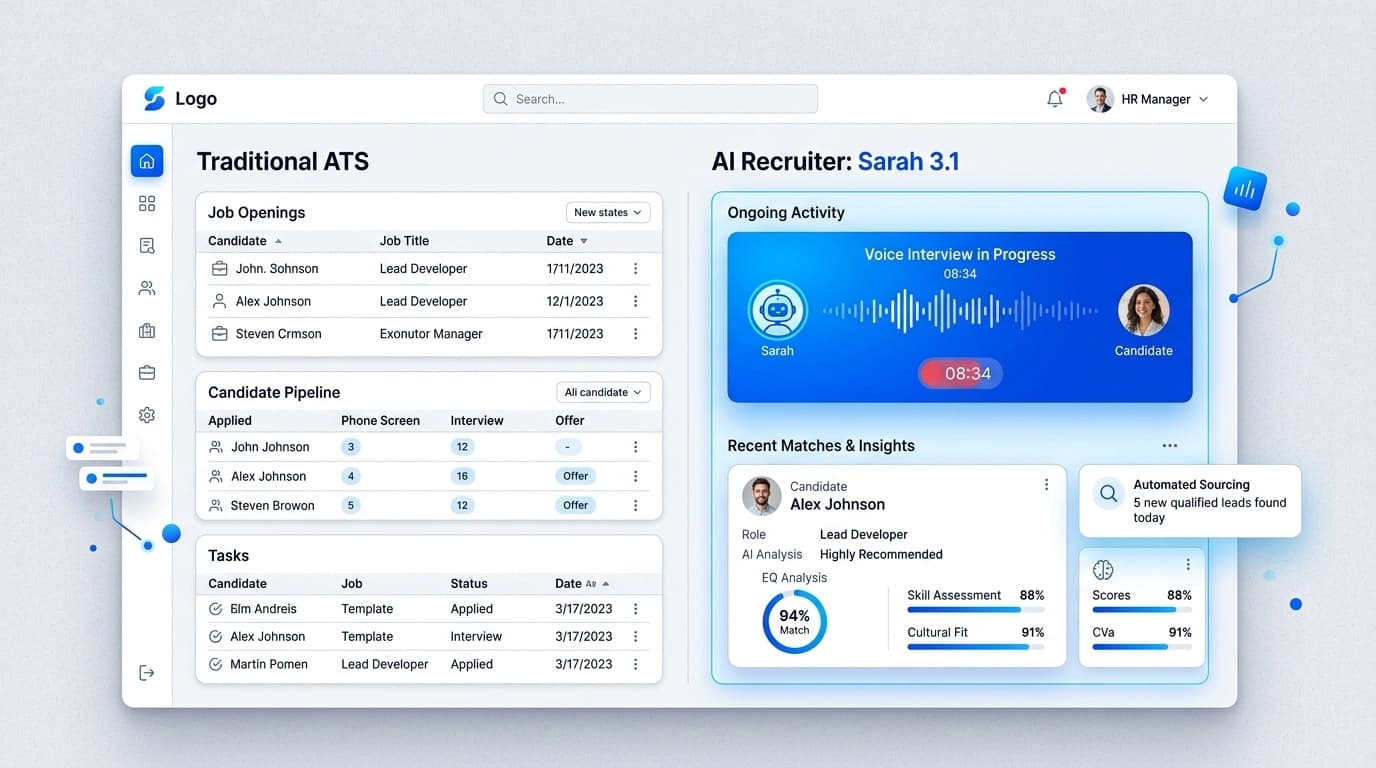 ATS vs. CRM vs. AI Recruiter: What Technology Does Your SME Actually Need?