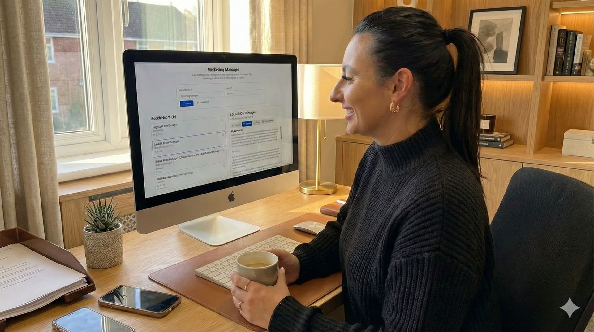 Candidate profiles being matched to a job specification.